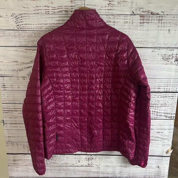 The North Face Women's Pink Thermoball Insulated L Puffer Jacket Lightweight - Picture 2 of 9